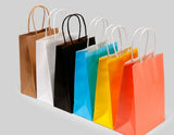 Sac cadeau en papier kraft (couleurs personnalisées) 