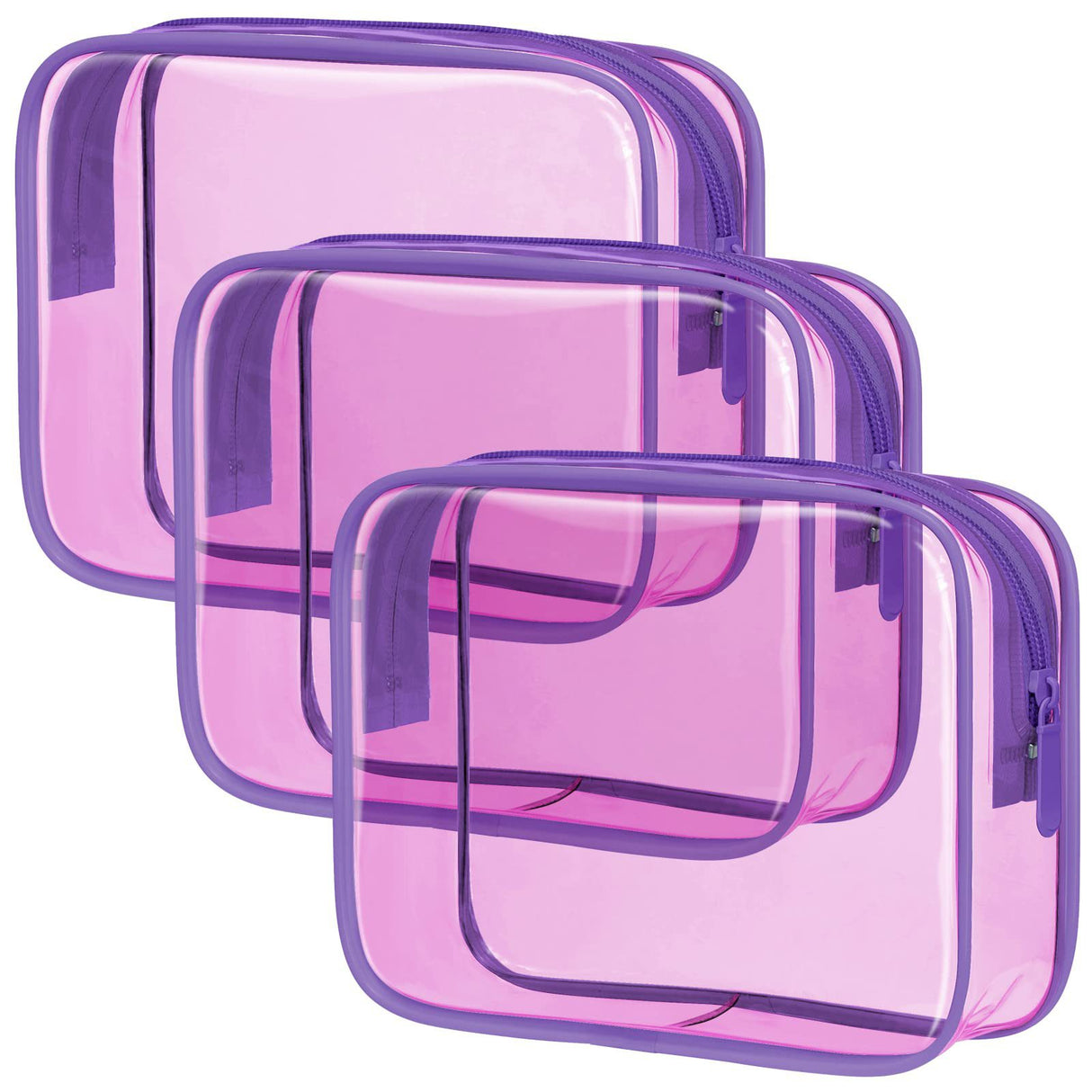 Sac de voyage violet transparent translucide 