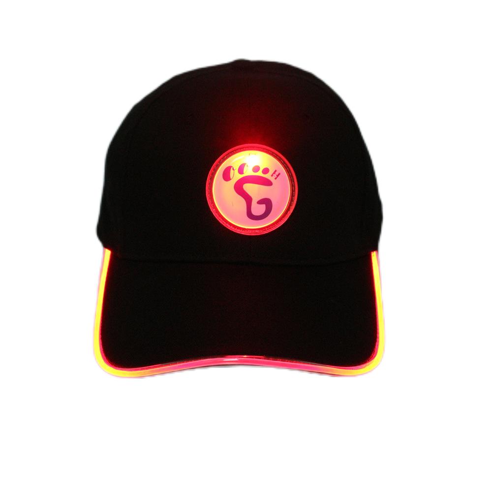 Casquette de course avec design LED 