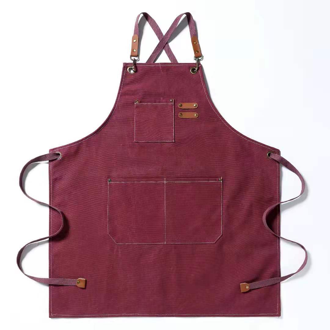 Tablier pour enfant avec bouton détachable 