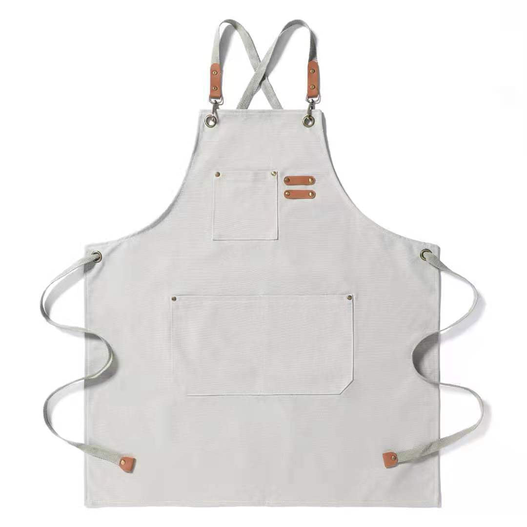 Tablier antisalissure avec bouton détachable 