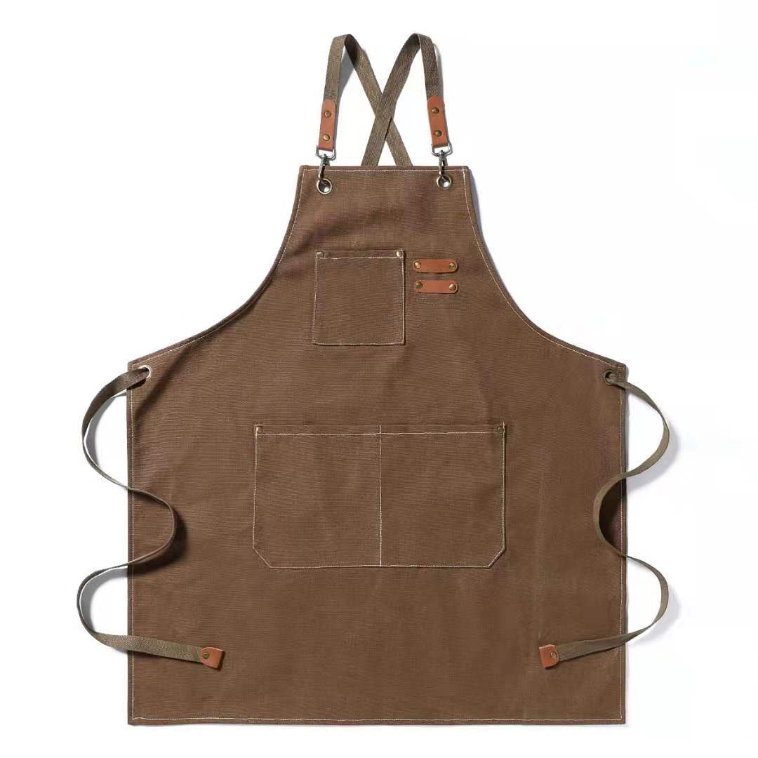 Tablier antisalissure avec bouton détachable 