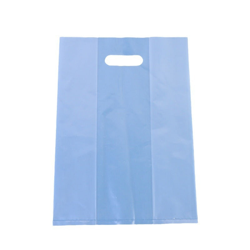 Sac transparent avec poignée découpée 