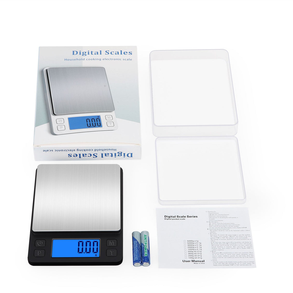 Balance alimentaire améliorée de petite taille 0,1 g/3 kg 