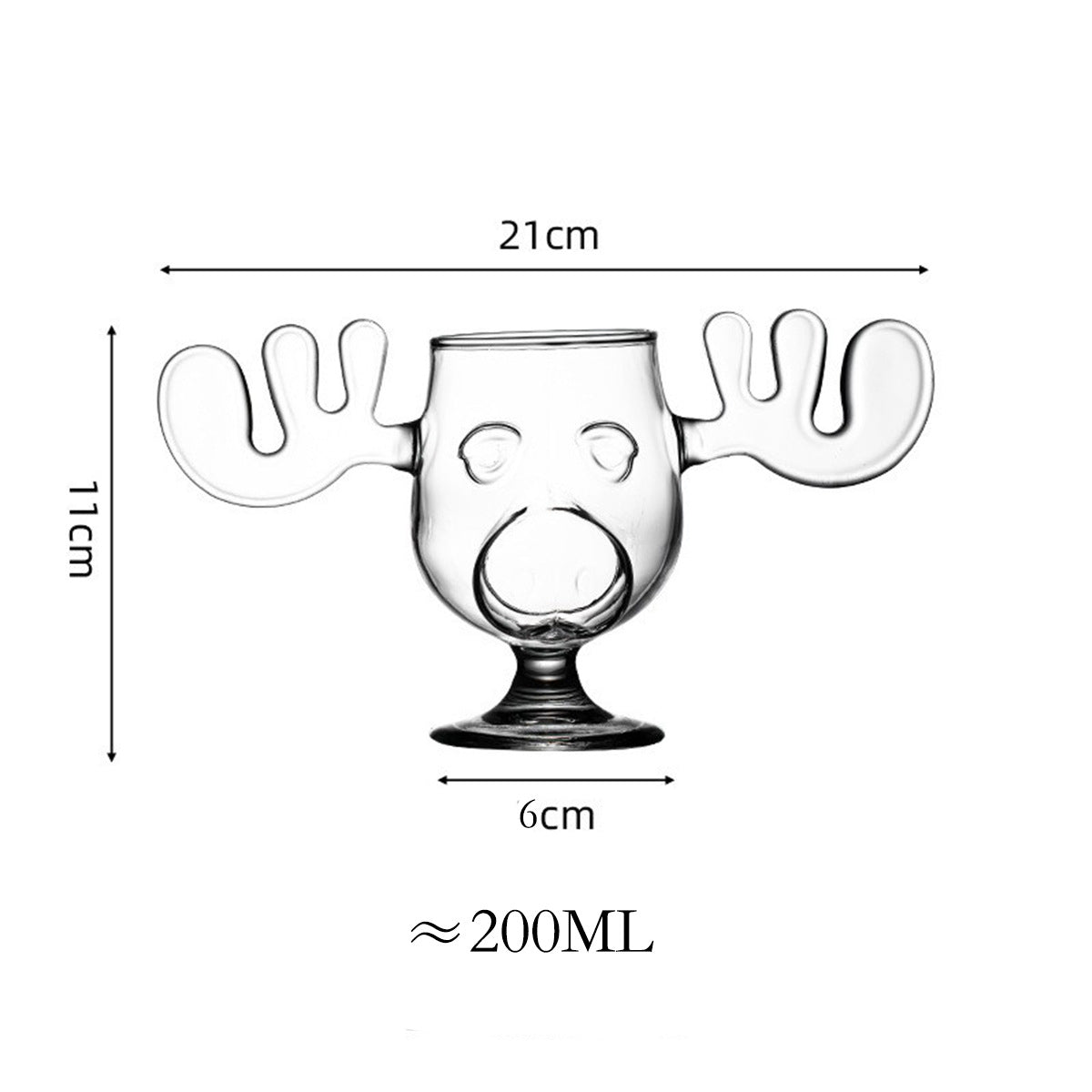 Glass Moose Cup