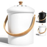 Bamboo Countertop Compost Bin