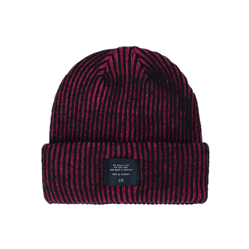Bonnet rayé 