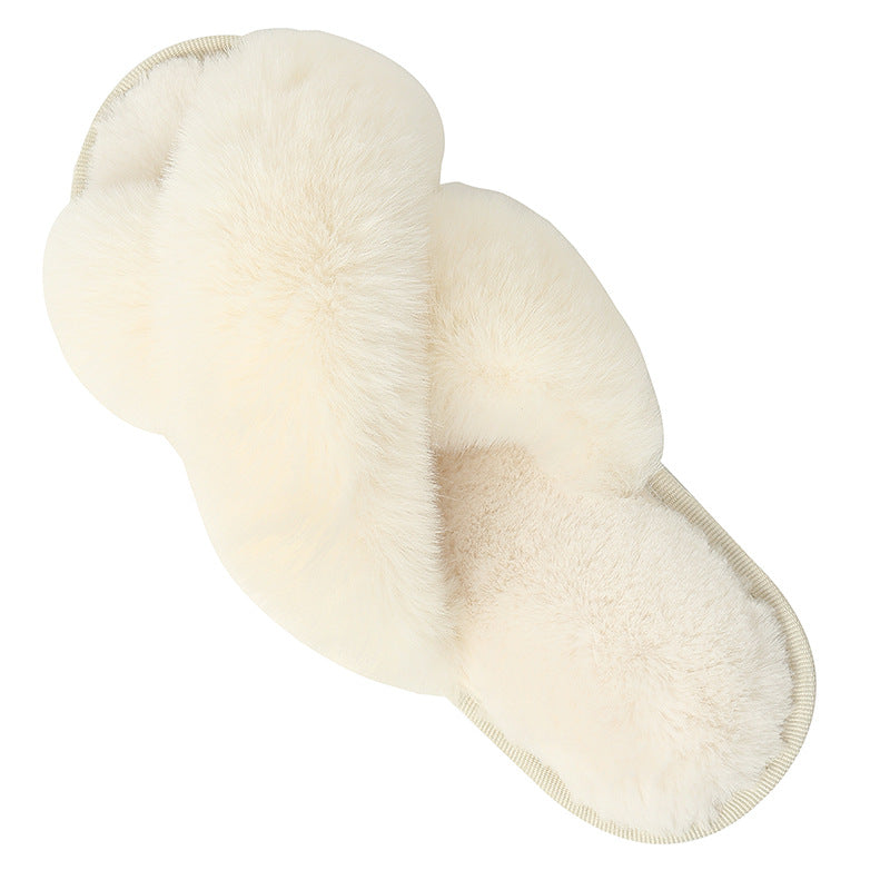 Chaussons à bandes croisées pour femmes 