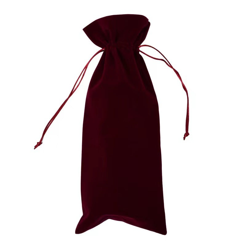 Emballage de vin en velours 