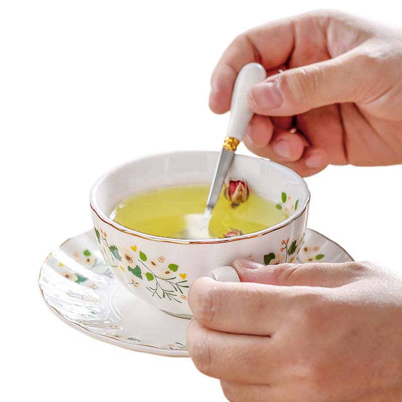 Teapot With Cup And Saucer Set