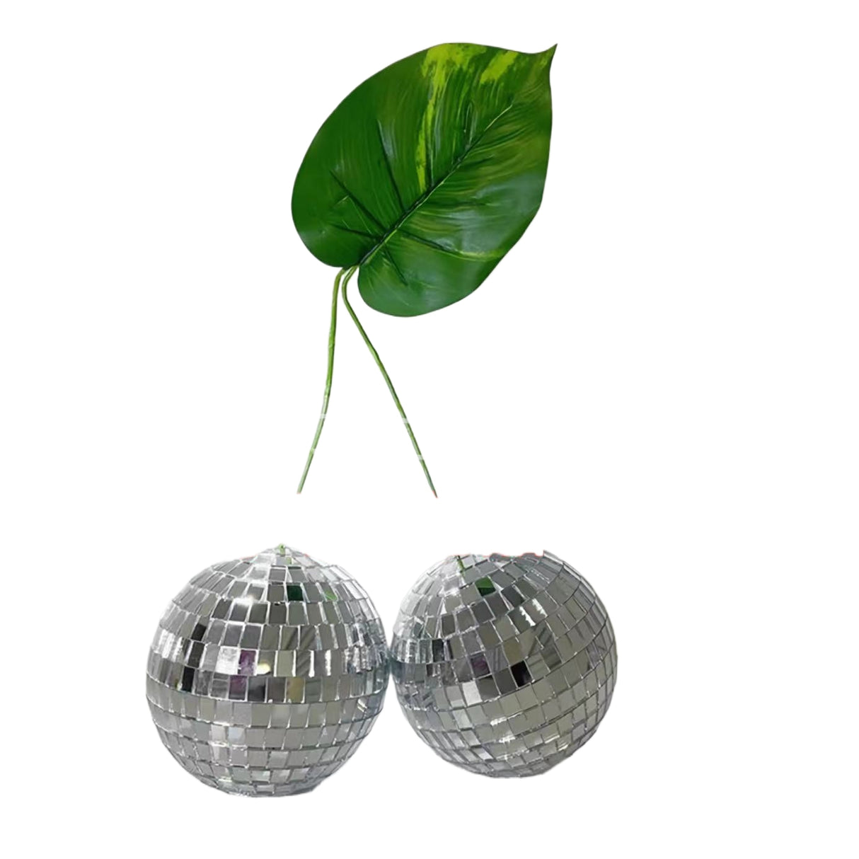 Boules disco cerises 