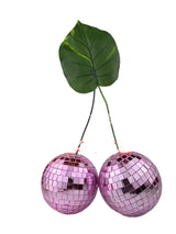 Boules disco cerises 