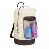 Sac à linge avec bretelles et maille 