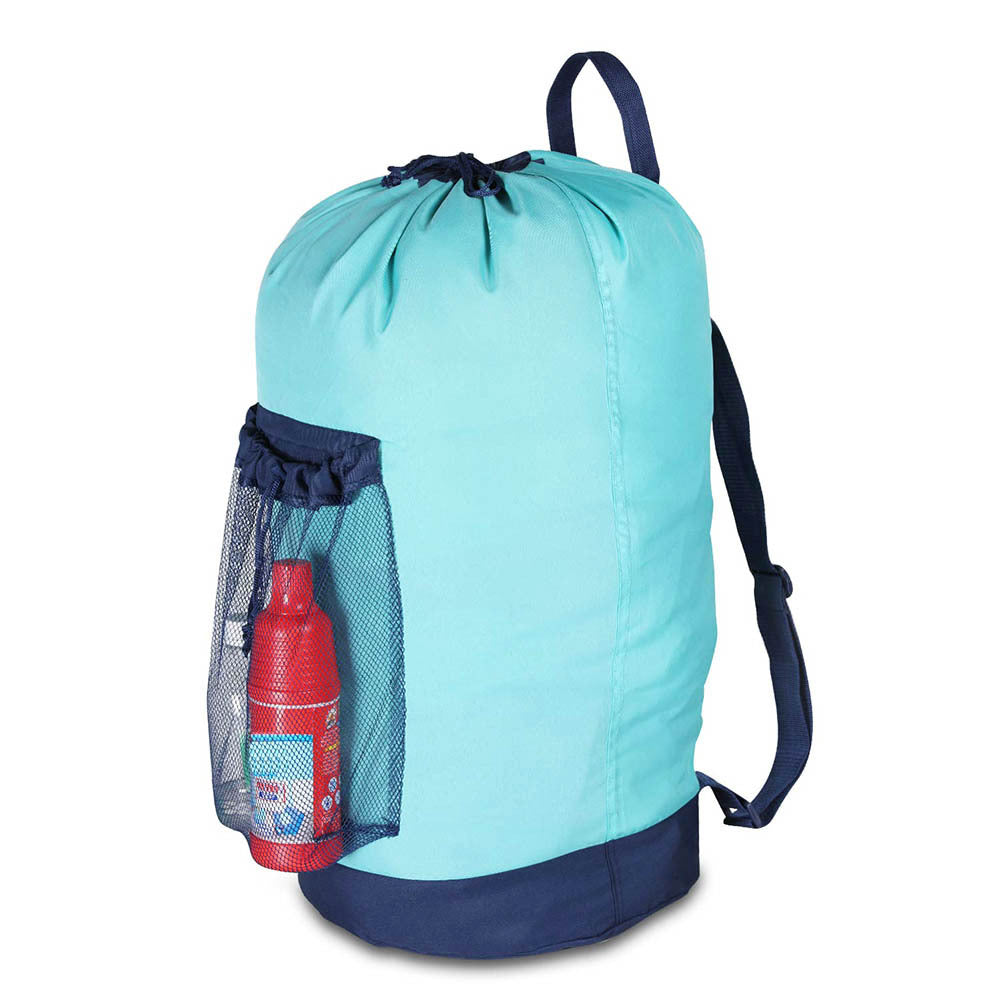 Sac à linge avec bretelles et maille 
