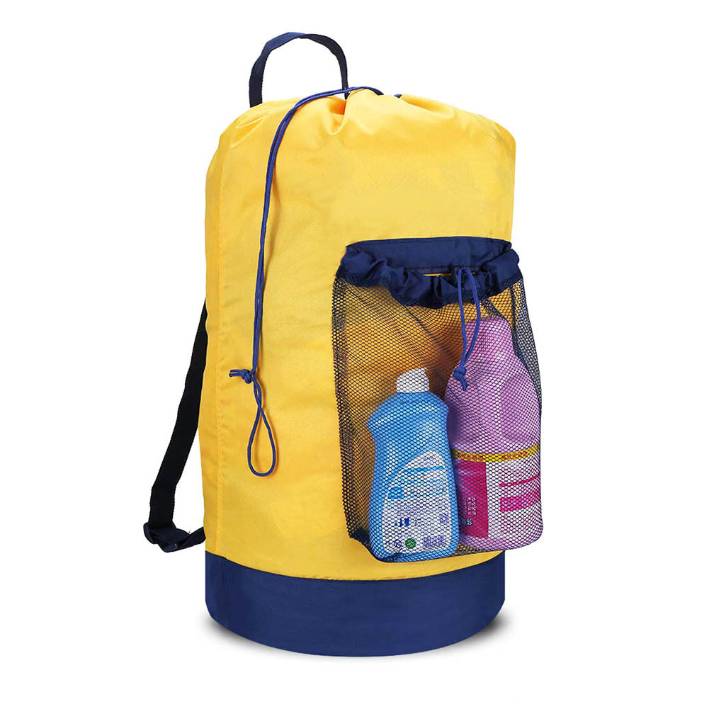 Sac à linge avec bretelles et maille 