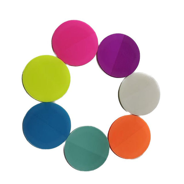 7.6 Cm Transparent Round Sticky Notes - Yorkn Inc✅