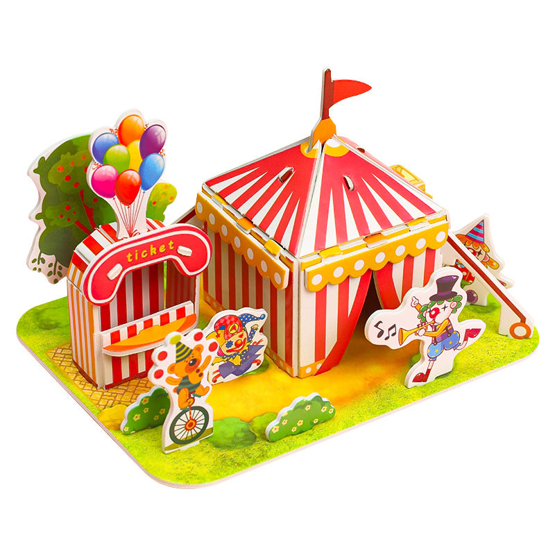 3d Puzzle Cards