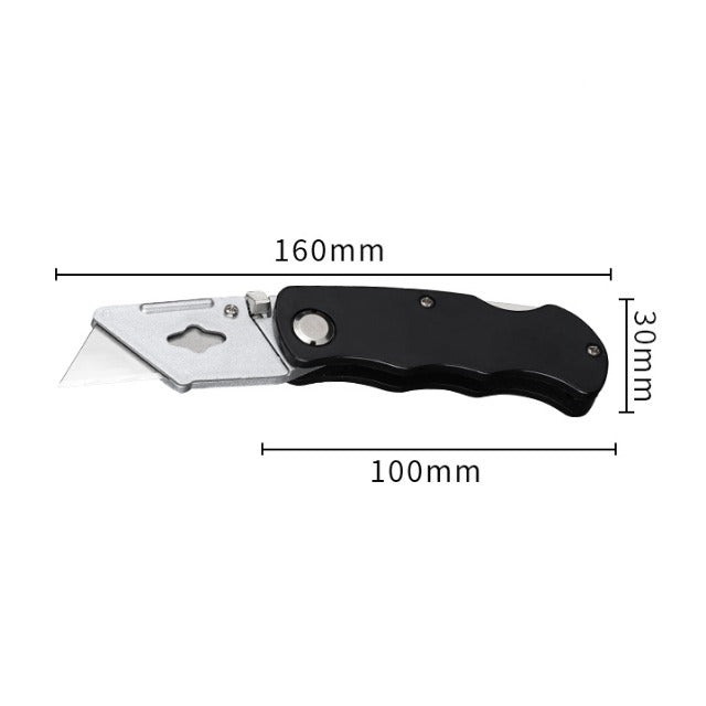 Utility Folding Knife With 5 Extra Blades