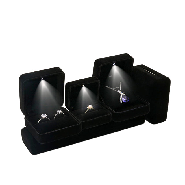 Velvet With Led Necklace Box