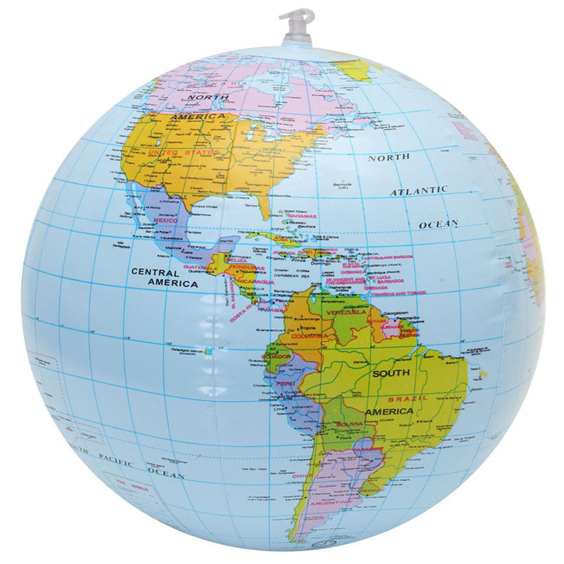 16 Inch Globe Beach Ball