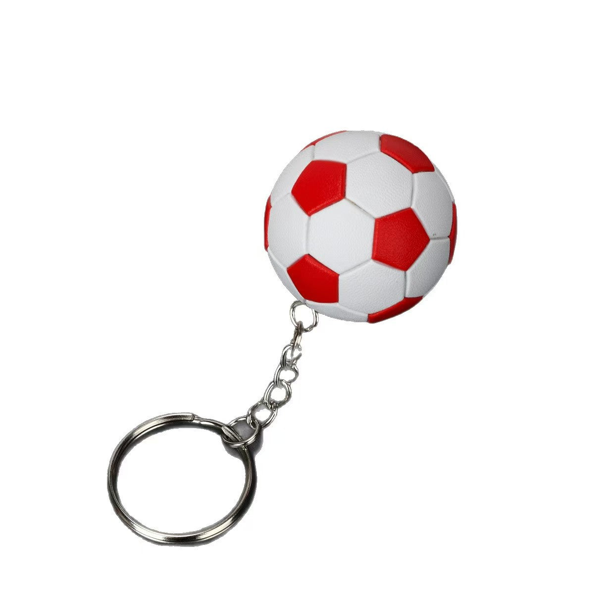 Porte-clés en alliage de zinc imitation football – Cadeau créatif 
