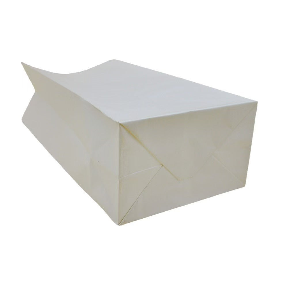 White Kraft Paper Packaging Bag