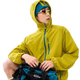 Veste de protection solaire d'extérieur en nylon à capuche 