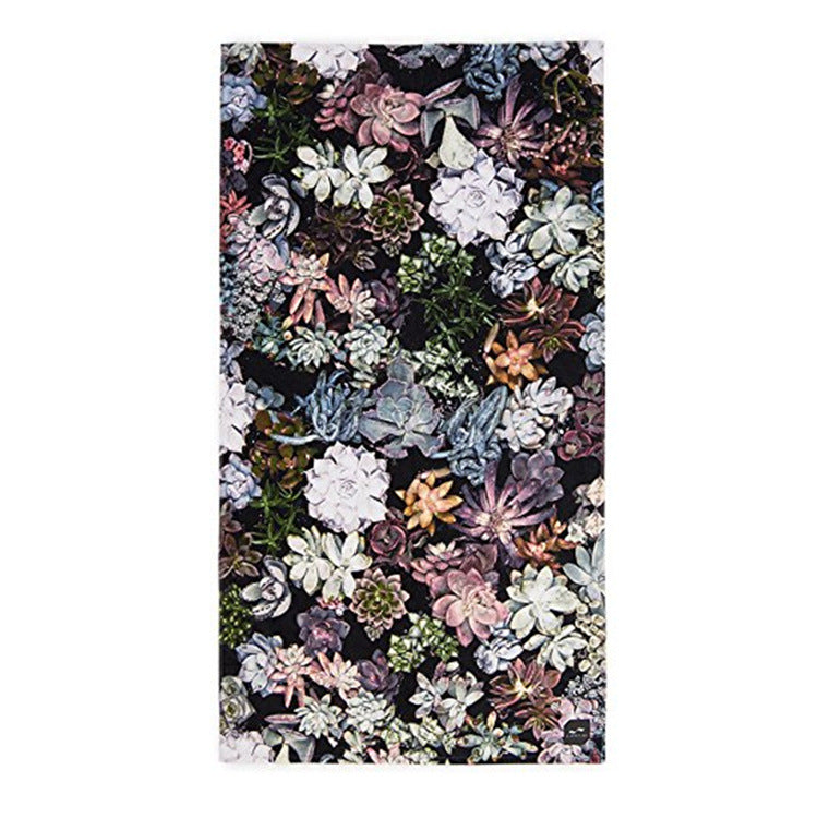 Serviette de plage en coton personnalisée 