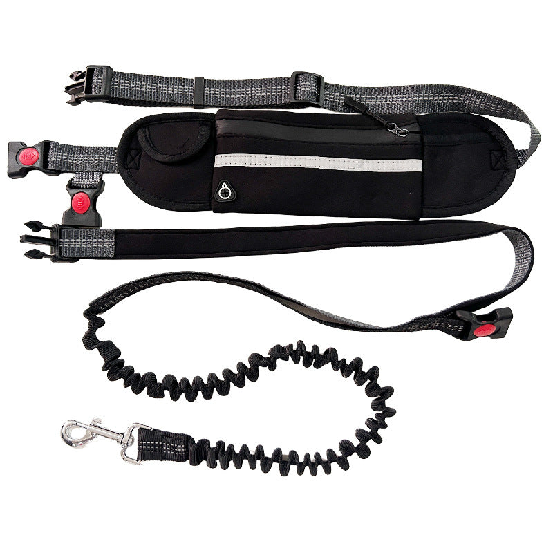 Sac banane avec laisse pour chien 