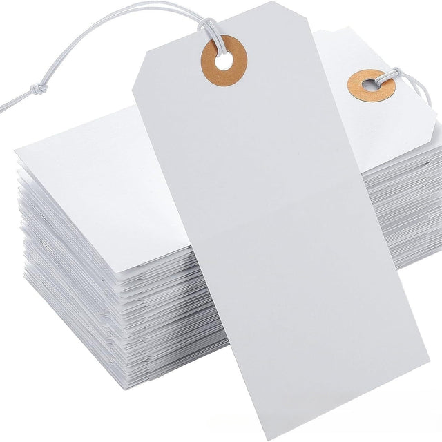 8.25 X 5.5 Inch White Tag - Yorkn Inc✅