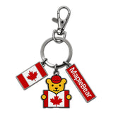 Maple Bear Zinc Keychain