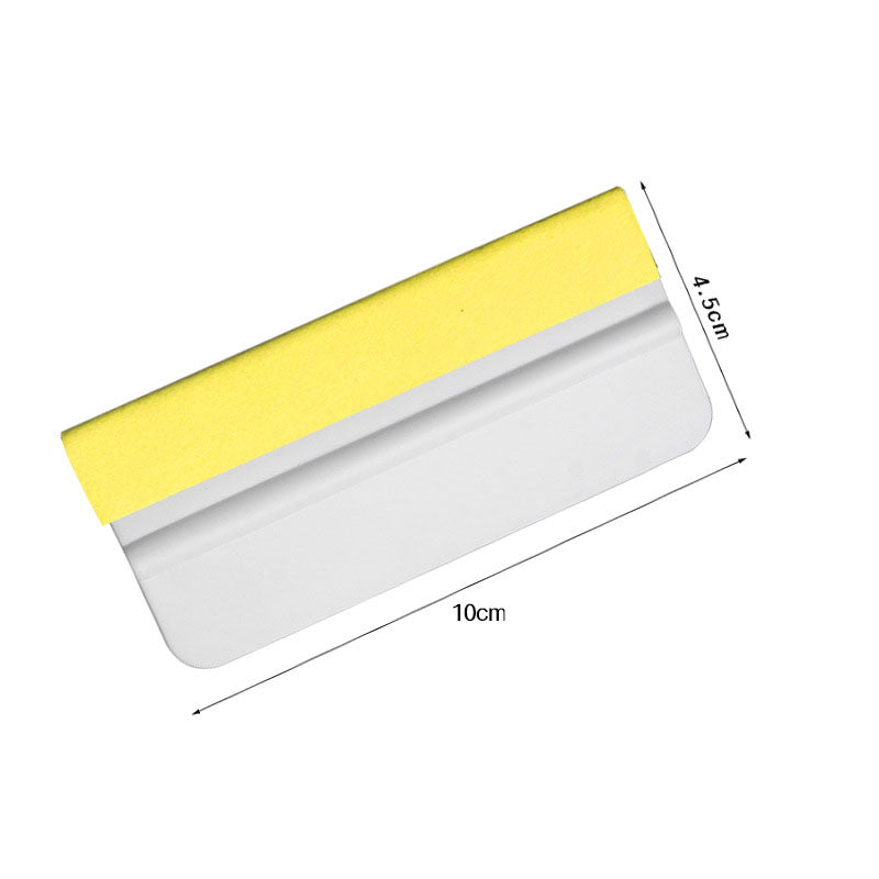 Small White Velvet Wrap Scraper