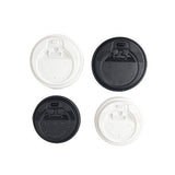 8oz Double Layer Coffee Cups With Lid - Yorkn Inc✅