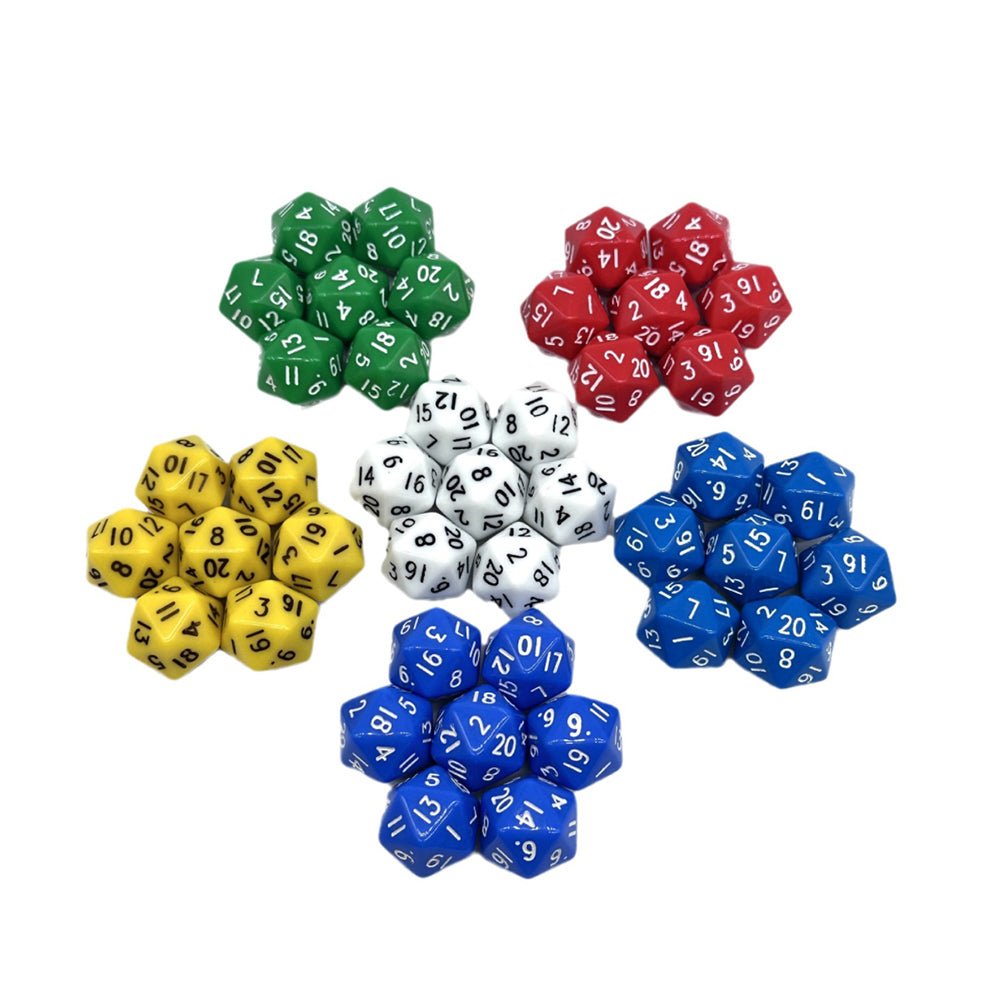 Acrylic 20 - sided Dice - Yorkn Inc✅