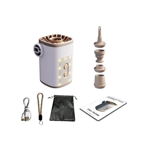 Air Pump With Camping Lantern For Mattres - Yorkn Inc✅