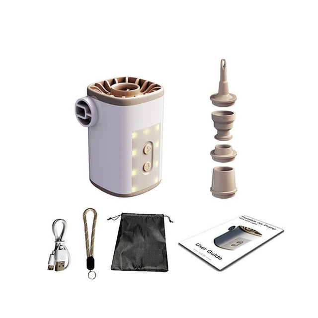Air Pump With Camping Lantern For Mattres - Yorkn Inc✅