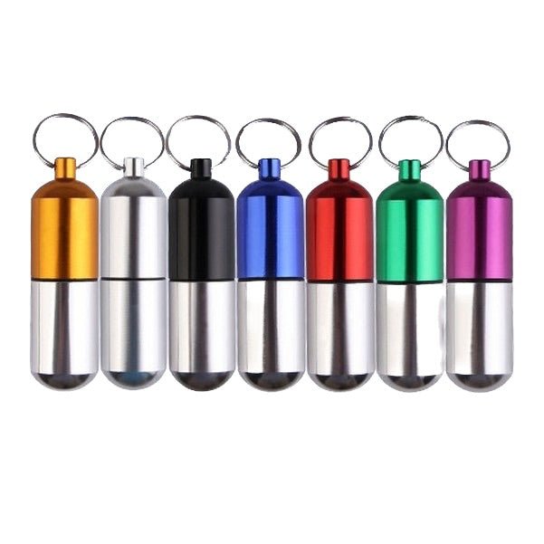 Aluminium Pill Case Keychain - Yorkn Inc✅
