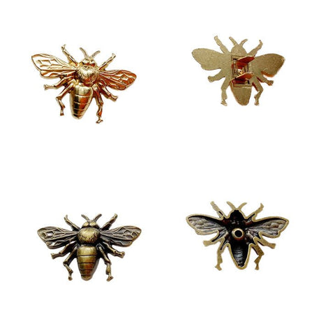 Antique Bronze Bee Insect Pin - Yorkn Inc✅