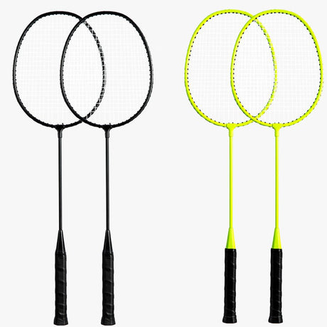 Badminton Rackets With 3 Balls With Pouch Set - Yorkn Inc✅