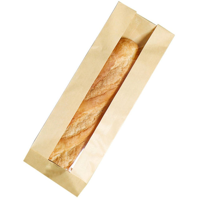 Baguette Paper Bag With Window - Yorkn Inc✅