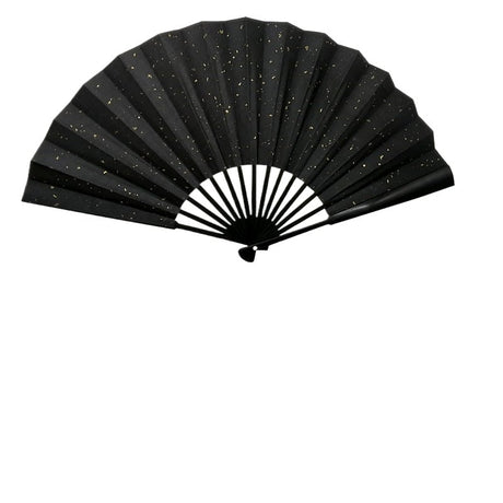 Bamboo Handle Glitter Fan - Yorkn Inc✅