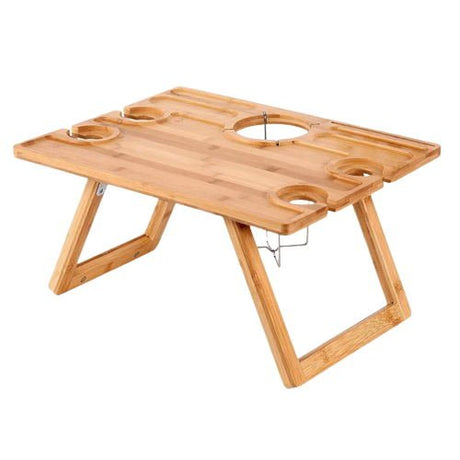 Bamboo Sofa Armrest Tray Table - Yorkn Inc✅