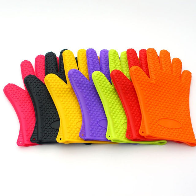 Bbq Microwave Oven Silicone Gloves - Yorkn Inc✅