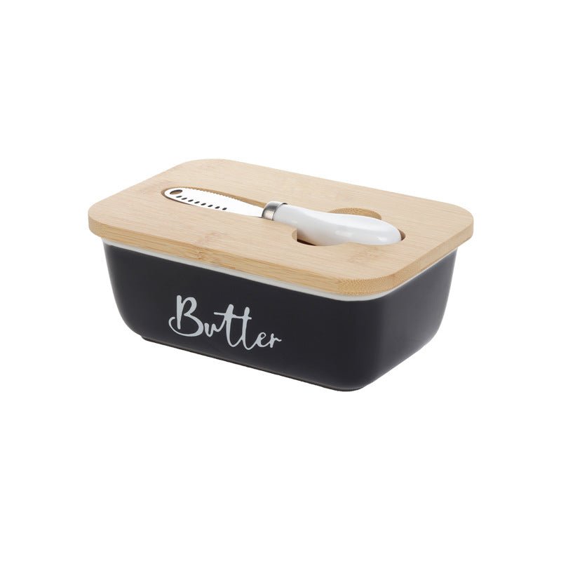Butter Dish With Lid And Knife - By Boat - Yorkn Inc✅