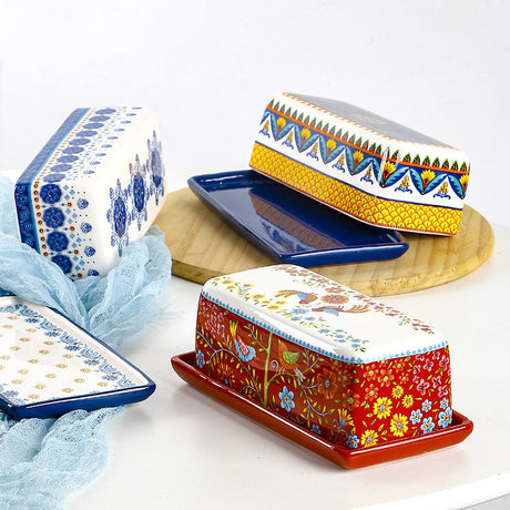 Ceramic Butter Dish With Lid - Yorkn Inc✅