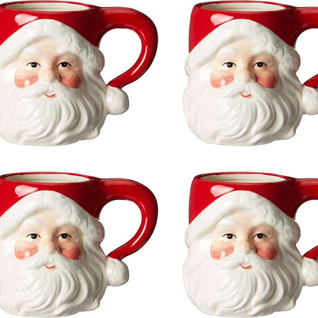 Ceramic Classic Santa Heads - Yorkn Inc✅