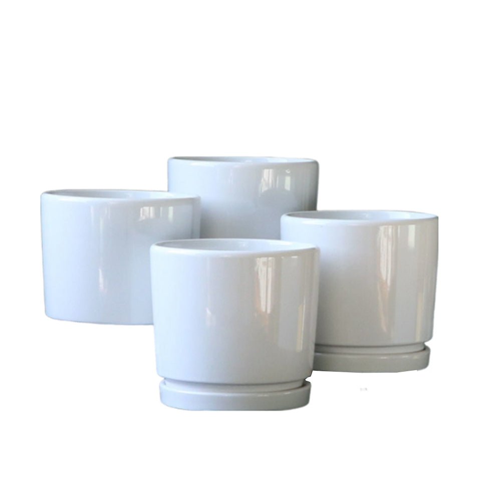 Ceramic Pot With Tray - Yorkn Inc✅