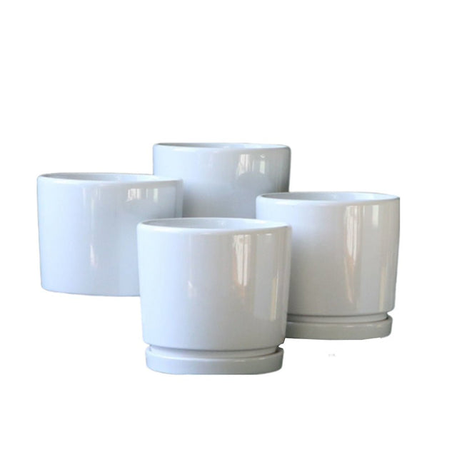 Ceramic Pot With Tray - Yorkn Inc✅