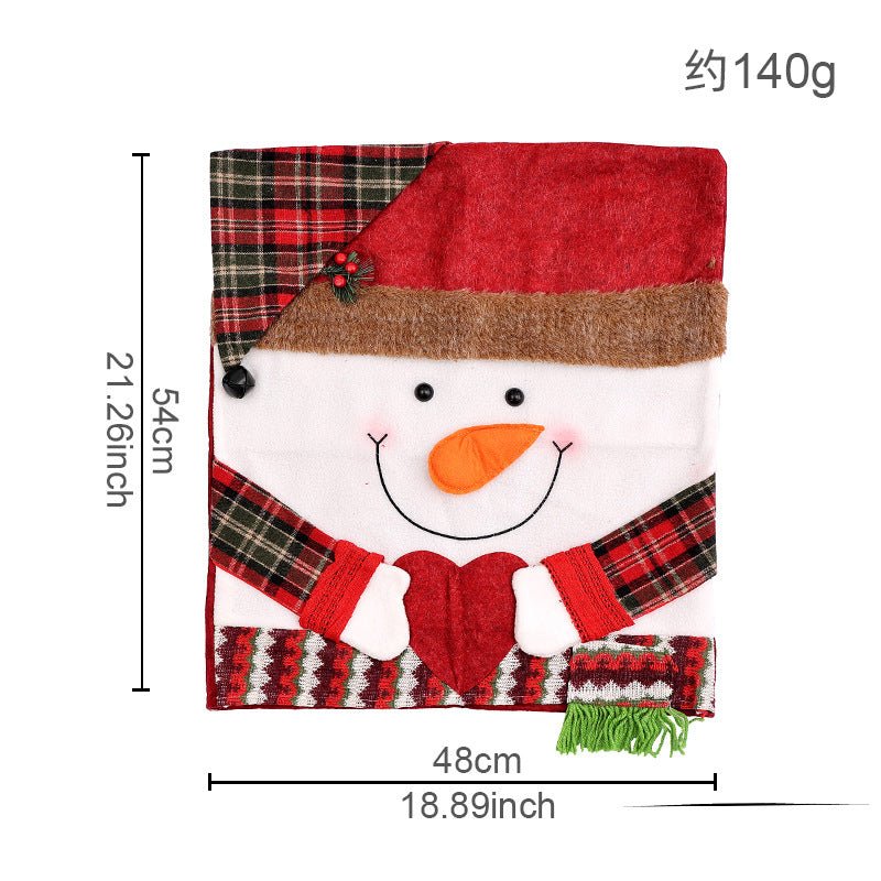 Christmas Chair Back Cover Santa Claus - Yorkn Inc✅