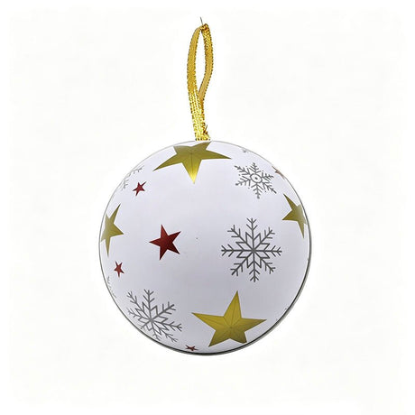 Christmas Ornament Round Tin Box - Yorkn Inc✅